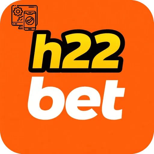 Imagem promovendo o app oficial da h22bet para mobile