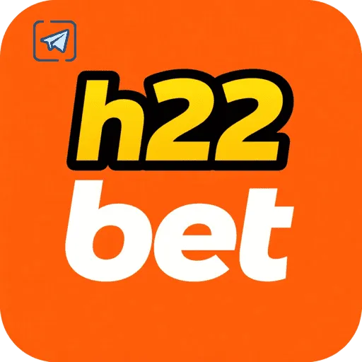 Imagem promovendo o canal oficial da h22bet no Telegram
